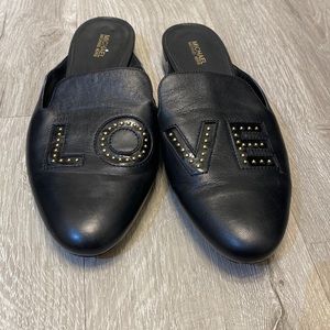 Michael Kors Leather Slides